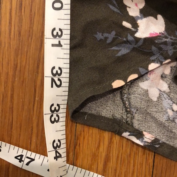 BOGO Rue21 Olive Green Floral Kimono - Picture 3 of 6